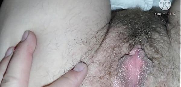  Wet hairy pussy